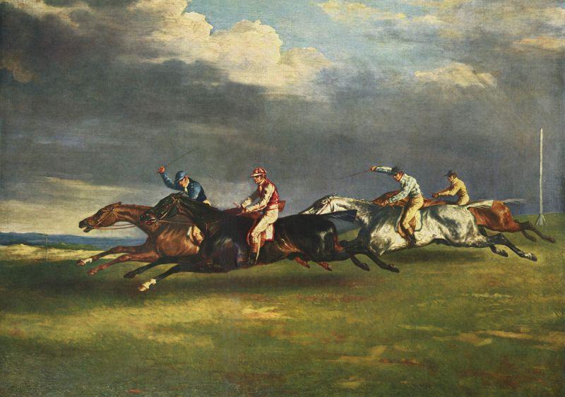 Theodore   Gericault The Epsom Derby Germany oil painting art